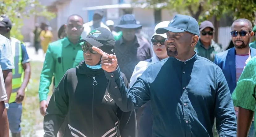 WAZIRI MASAUNI ARIDHISHWA NA USAFISHAJI MTO NG'OMBE - TANDALE